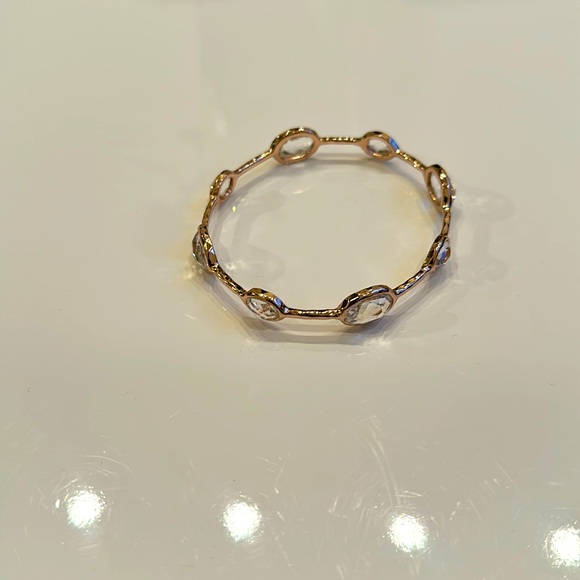 Rose Gold over Silver Ippolita Rock Crystal Bracelet - Picture 1 of 4